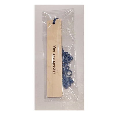 Custom Engraved Wooden Bookmark. Wooden Bookmark with Korean Traditional Knot