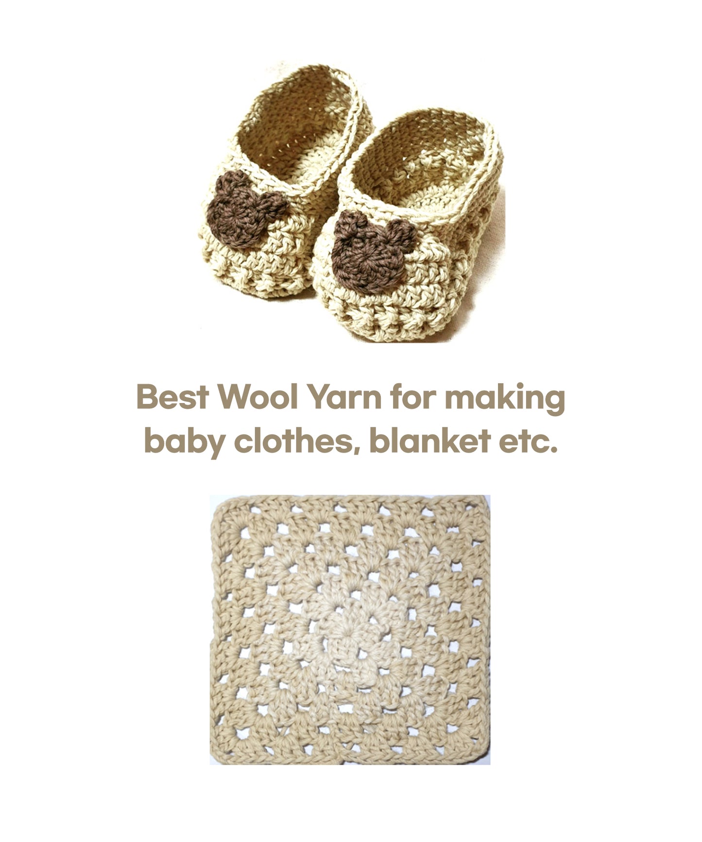 Best wool yarn for making baby goods, blanket etc