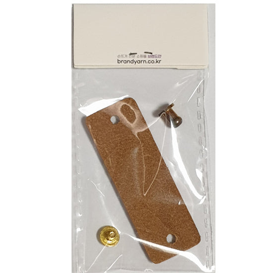 Label "Hand Made" for Diy with Bolt and Nut