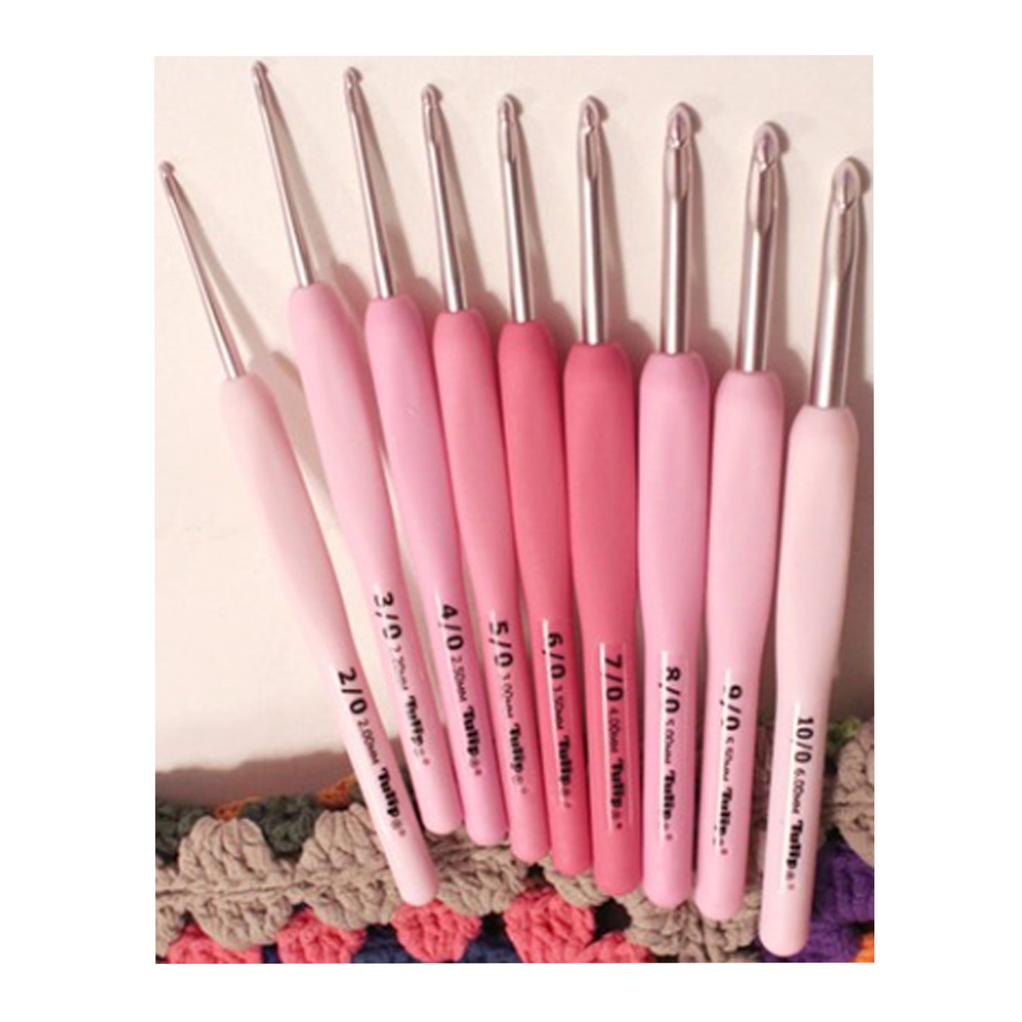 Etimo Tulip Crochet Hook Rose Color - Piece