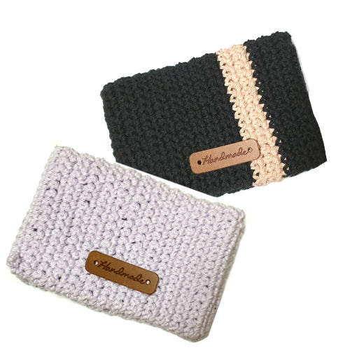 Simple & easy card wallet with tube yarn