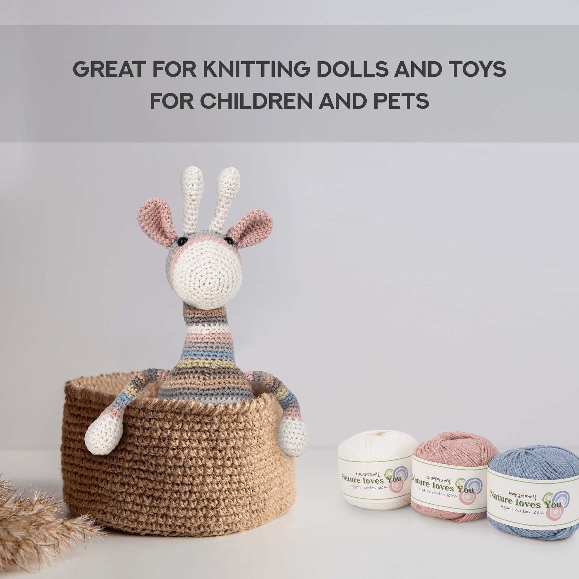 Great for knitting dolls and toys for baby, children and pets.