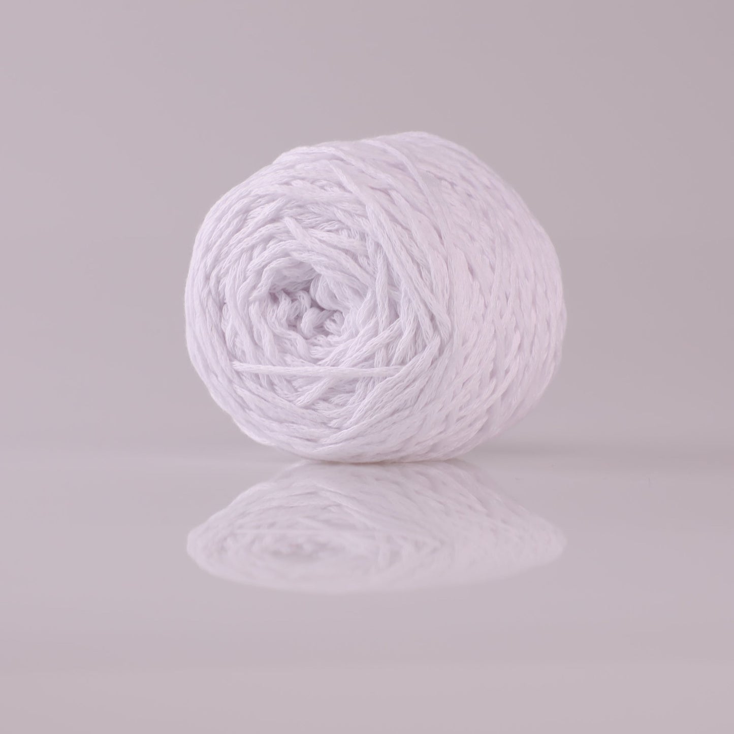 100% Cotton Tube Yarn, Cord Yarn 2mm, 21 Colors, Good for Bag & Goods - White