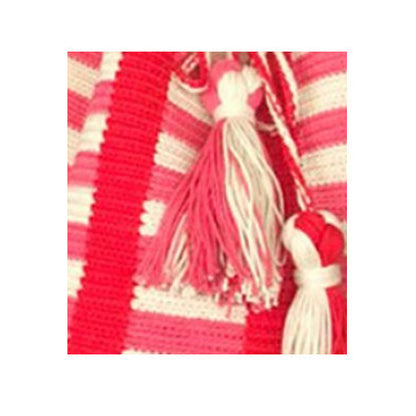 Brandyarn Mochila Cotton Crochet Yarns - Red