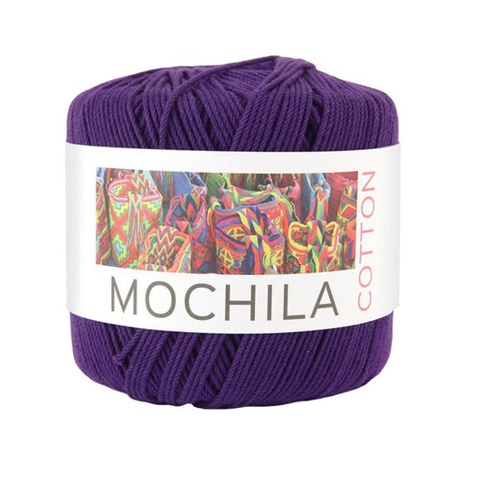 Brandyarn Mochila Cotton Crochet Yarns - Deep Purple
