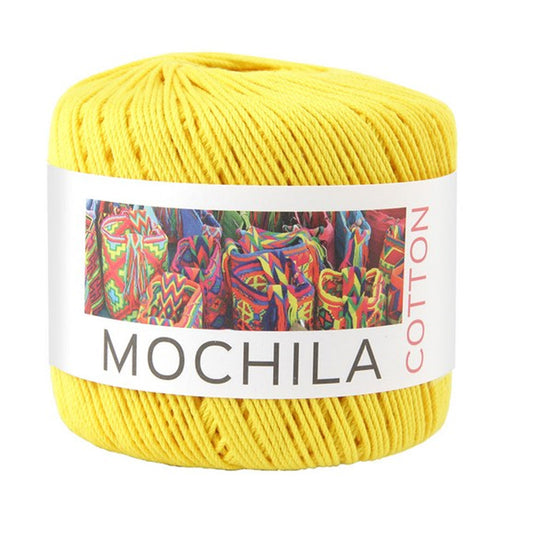 Brandyarn Mochila Cotton Crochet Yarns - Yellow