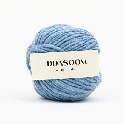 Ddasoom, Wool Acrylic Yarn, Light and Fluffy, 11 Pretty Colors