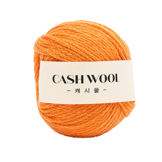 Cashwool, Cashmere Wool Nylon Mixed Yarn, Pretty Colors - Orange