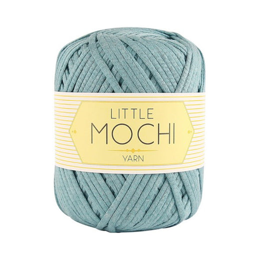 Little Mochi Elastic Plum Yarn with Cotton - Fog Blue