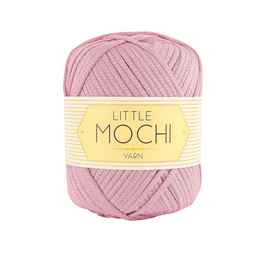 Little Mochi Elastic Plum Yarn with Cotton - Light Coral