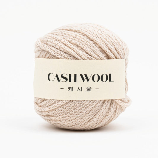 Cashwool, Cashmere Wool Nylon Mixed Yarn, Pretty Colors - Beige