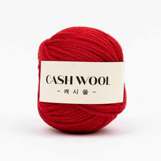 Cashwool, Cashmere Wool Nylon Mixed Yarn, Pretty Colors - Red