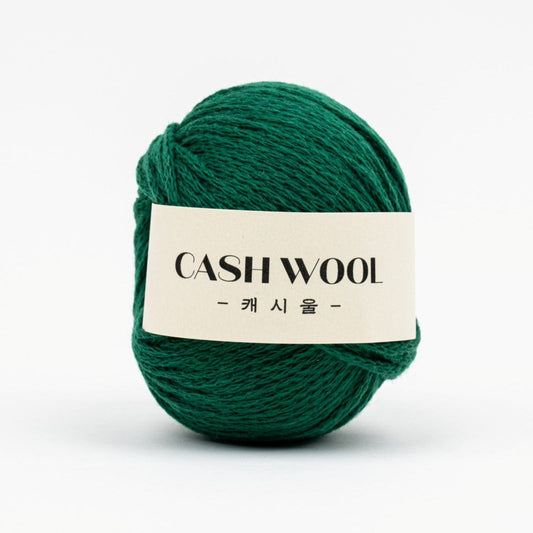 Cashwool, Cashmere Wool Nylon Mixed Yarn, Pretty Colors - Green
