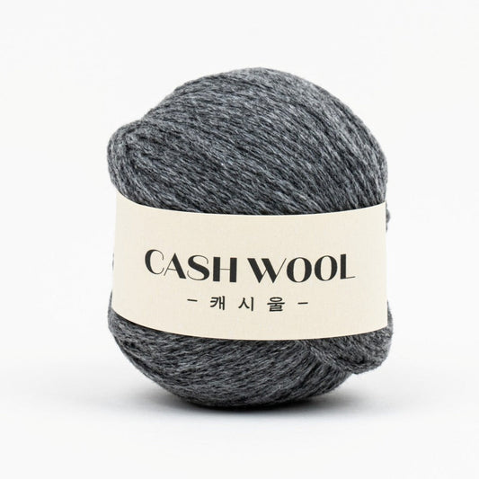 Cashwool, Cashmere Wool Nylon Mixed Yarn, Pretty Colors - Grey