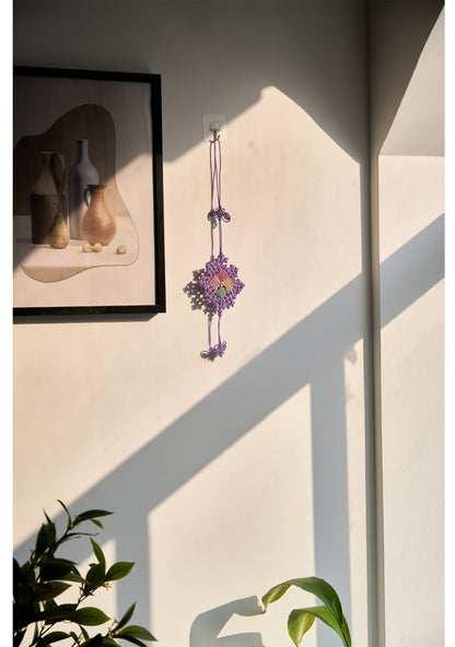 Home Accessory, Handmade Ornament, Korean Traditional Knot(Maedeup), Violet color