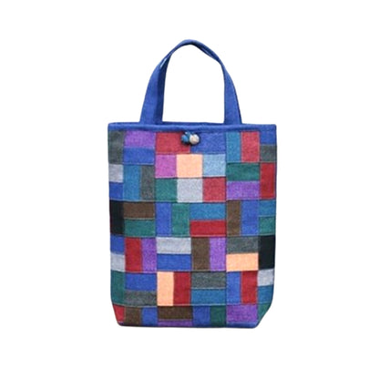 Fabric bag with Patchwork of Korean traditional design