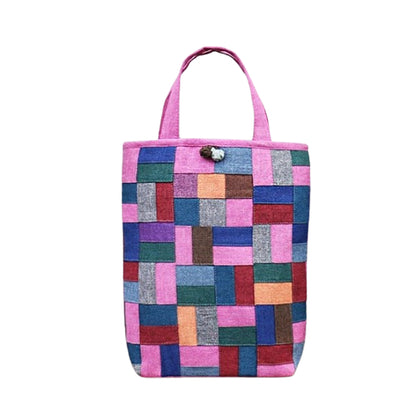 Fabric bag with Patchwork of Korean traditional design