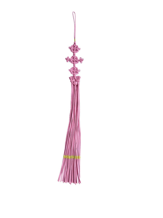 Handmade Ornament, Tapestry, Korean Traditional Knot(Maedeup), Norigae, Pink