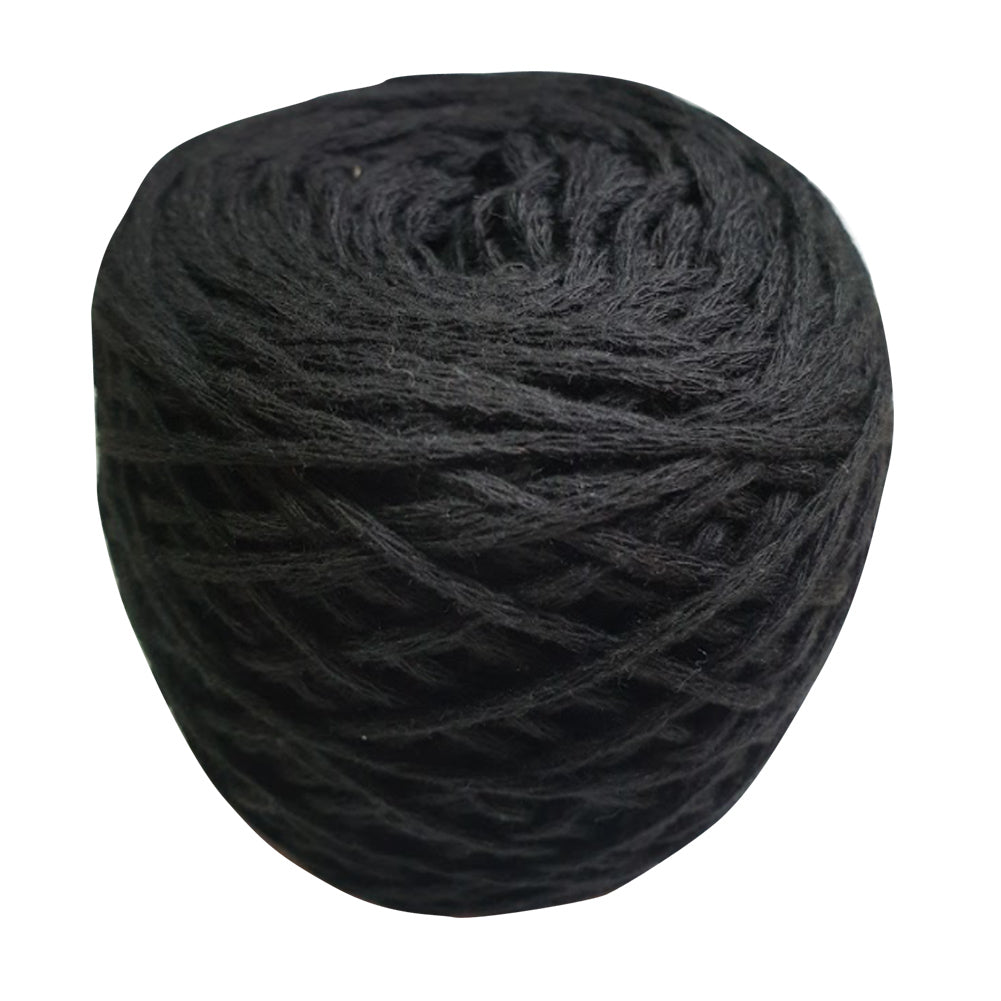 LaPace, cotton town, 100% cotton yarn. Black. Tubular yarn. Tube yarn