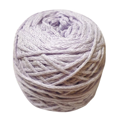Copy of 100% Cotton Tube Yarn, Cord Yarn 3mm - Light Purple