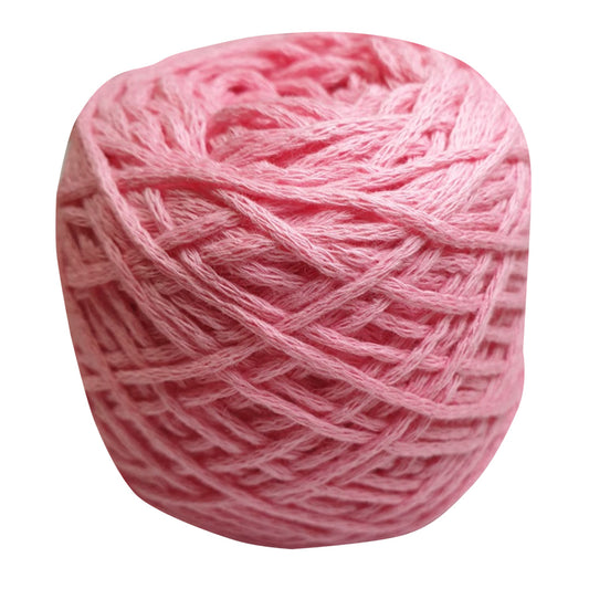 LaPace, cotton town, 100% cotton yarn. Pink. Tubular yarn. Tube yarn.