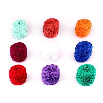 100% Cotton Tube Yarn, Cord Yarn 2mm, 21 Colors, Good for Bag & Goods - Purple
