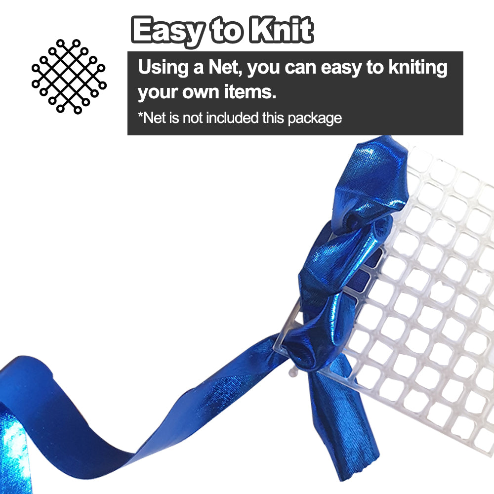 Easy to knit - Using a net, you can easy to knitting your own items. ( net is not included this package.)