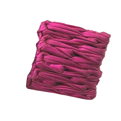 Shiny Fabric Ribbon Yarn Wide Sparkle Fabric Yarn