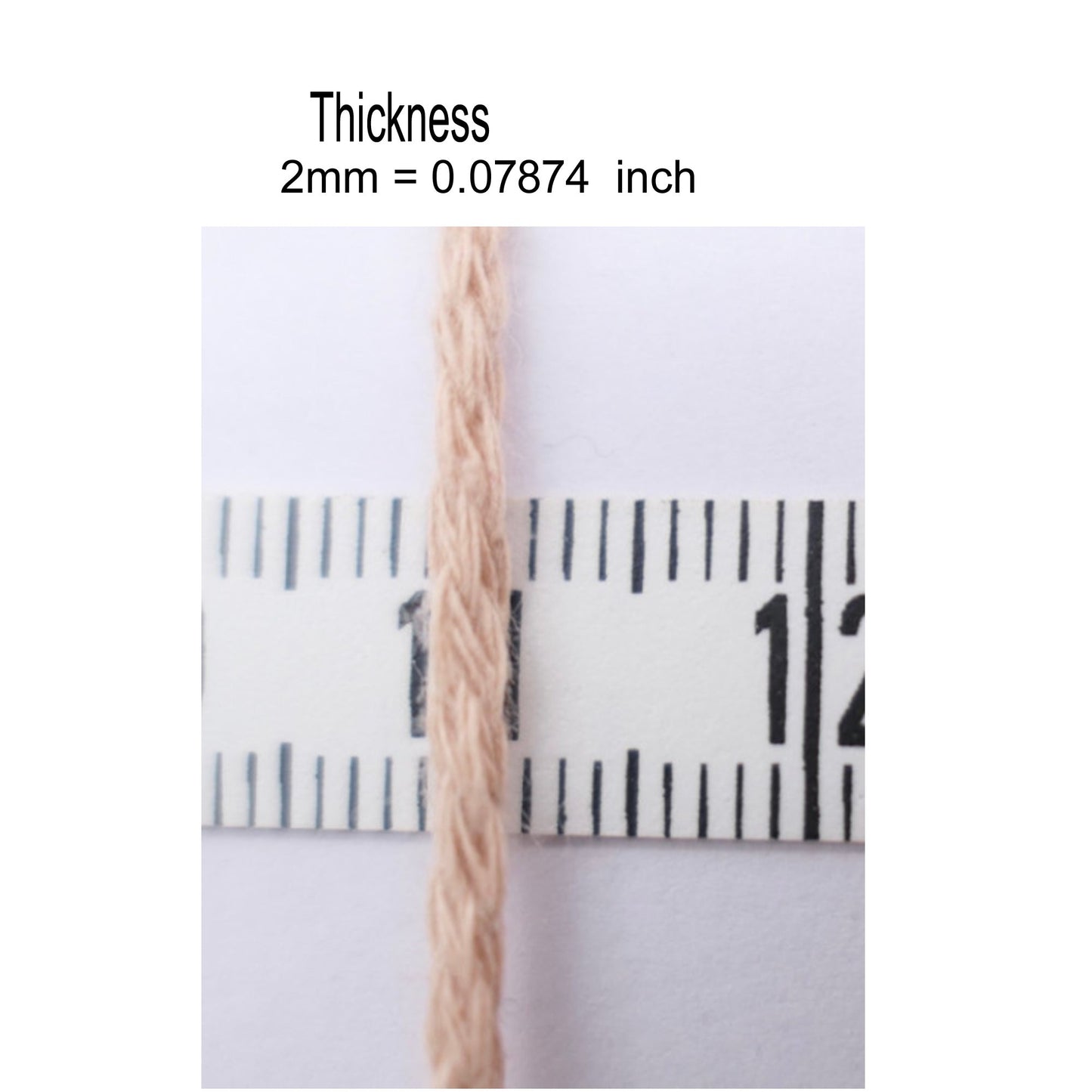 100% cotton Tube yarn, Cord yarn 3mm